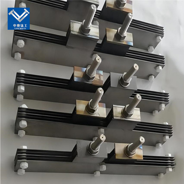 Titanium anode for organic wastewater treatment